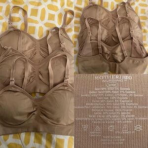 Three Motherhood nursing bras